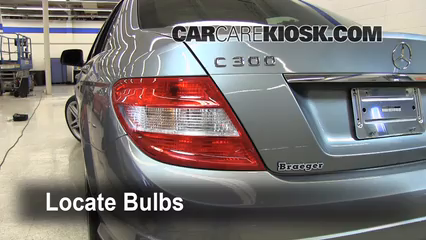 2009 Mercedes-Benz C300 Sport 3.0L V6 Lights Tail Light (replace bulb)
